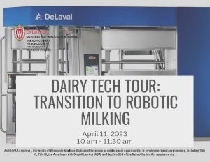 Dairy Tech Tour!